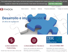Tablet Screenshot of fihoca.com